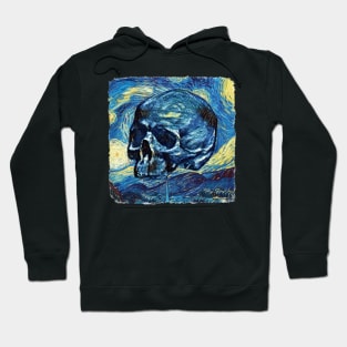 Skull Van Gogh Style Hoodie